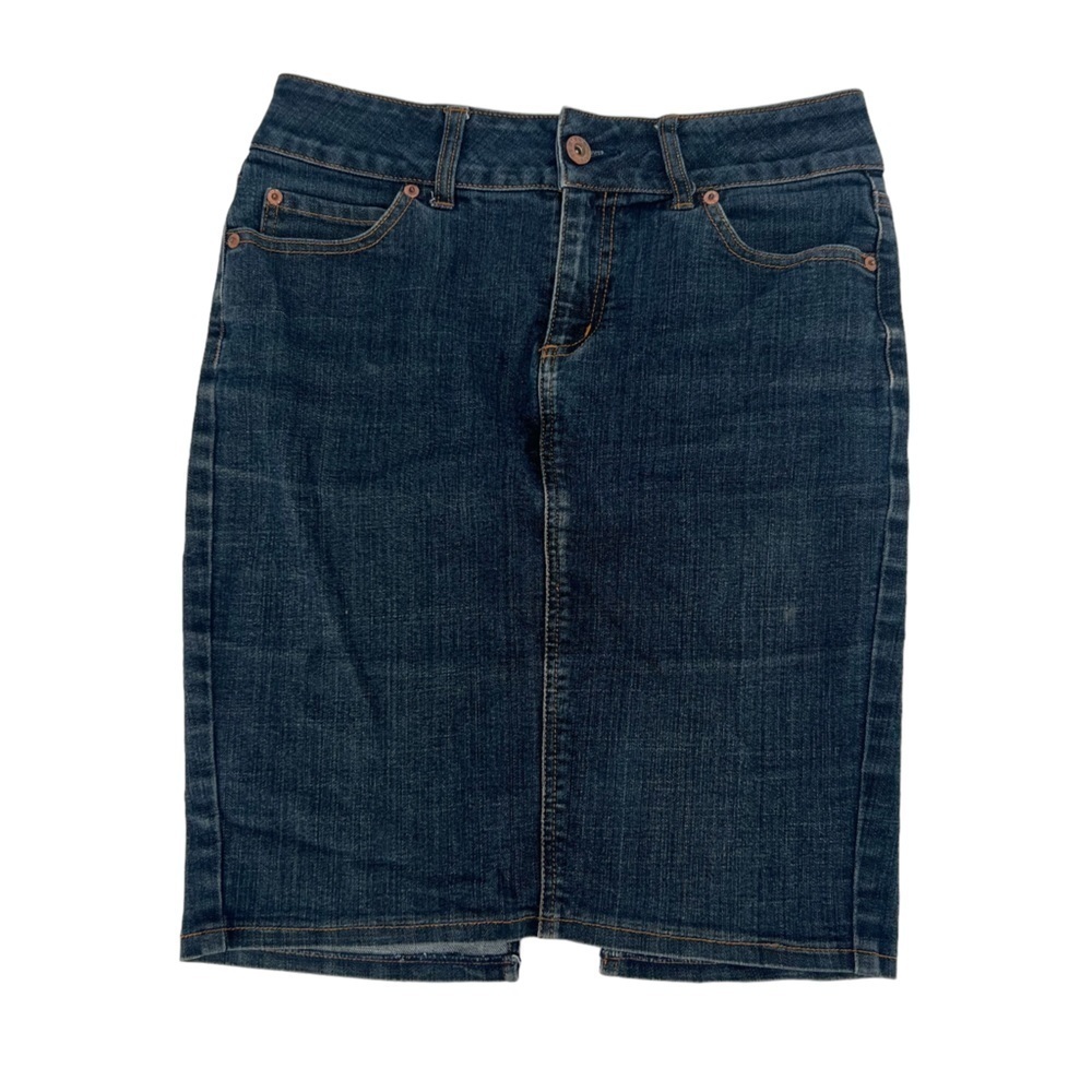 Mixit Knee Length Pencil Denim Jean Skirt Size 4 Women’s